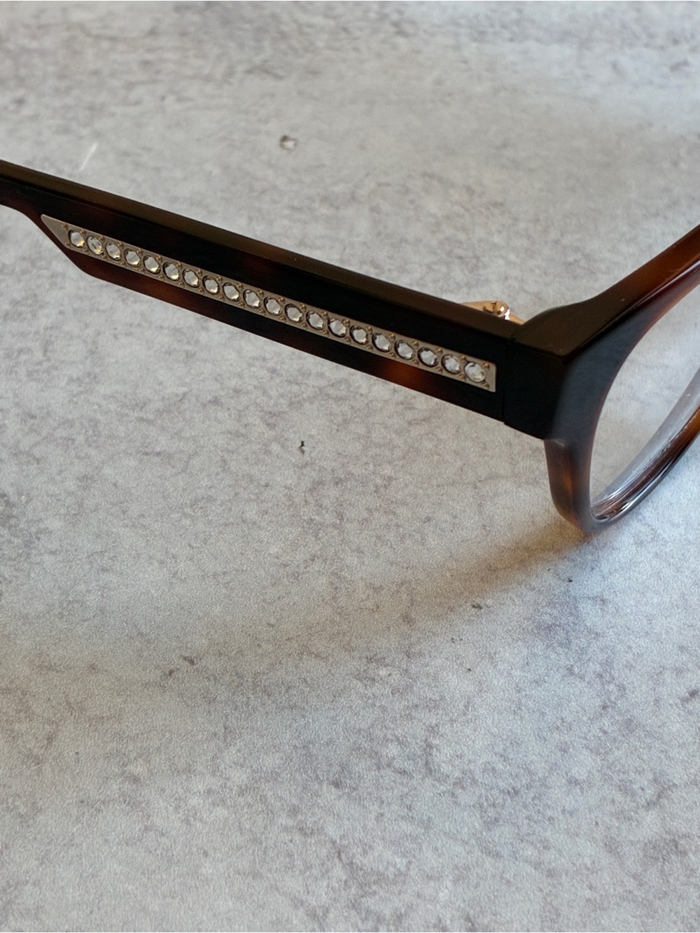 Swarovski SK5392 052 Tortoise Cat Eye Eyeglasses Frames 51-16 + Case NWT - Picture 7 of 13